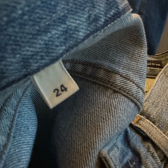 Citizens of Humanity Liya High Rise Classic fit crop Jeans in Torn 24 1577-749 - Picture 4 of 8